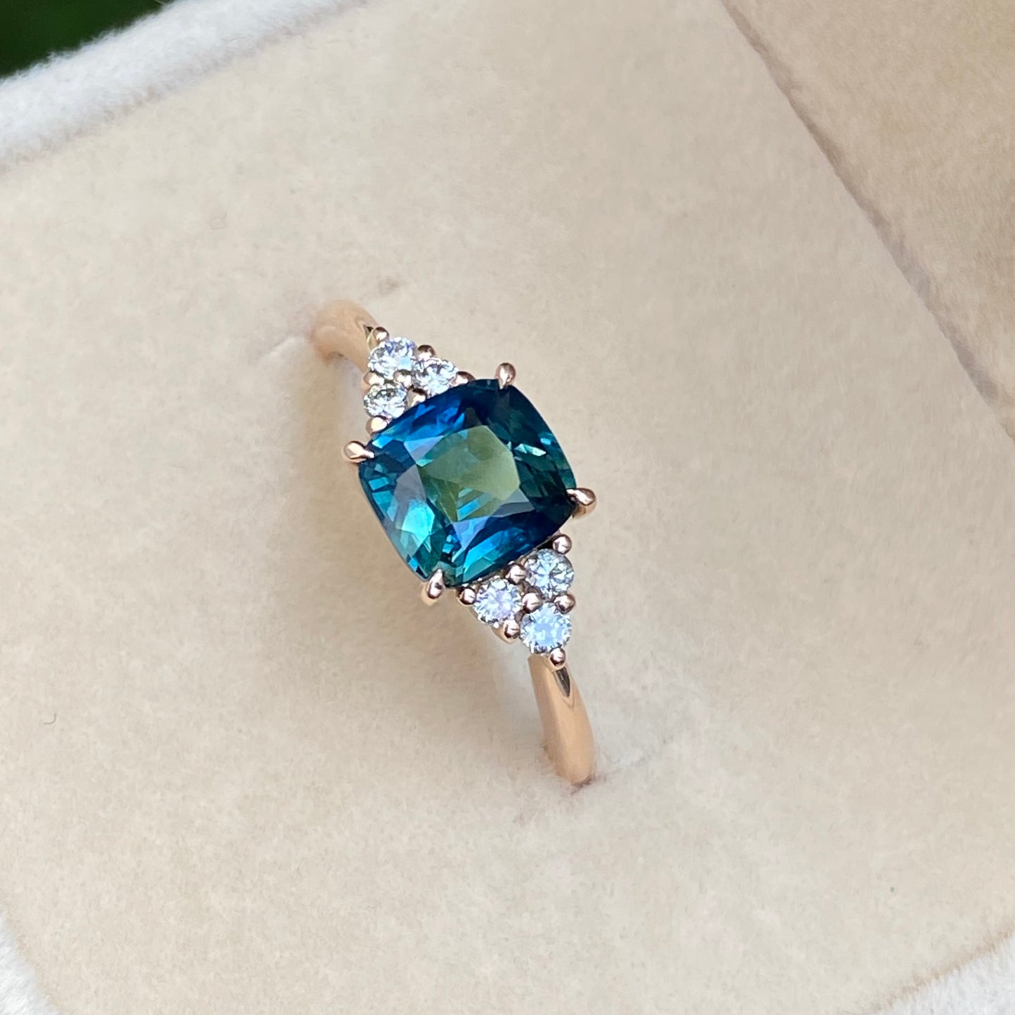 Cora Peacock Sapphire Engagement Ring