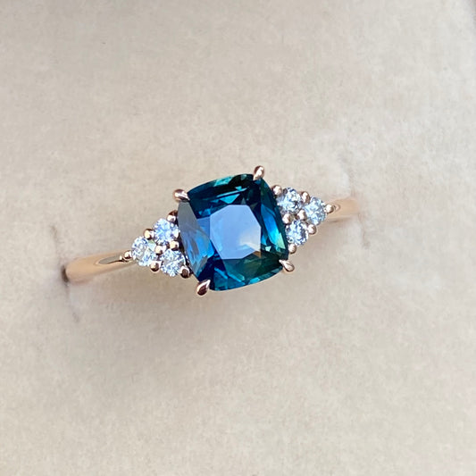 Cora Peacock Sapphire Engagement Ring