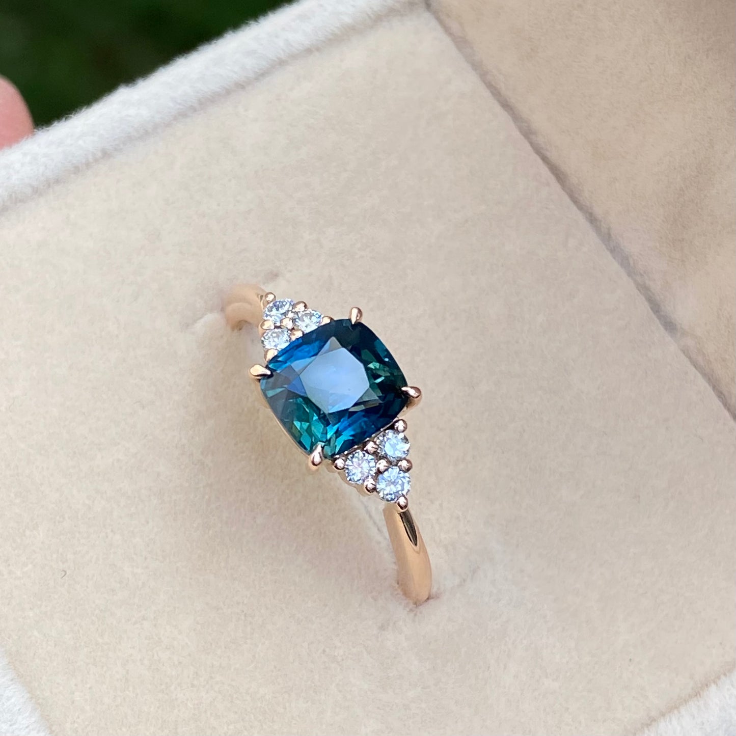 Cora Peacock Sapphire Engagement Ring