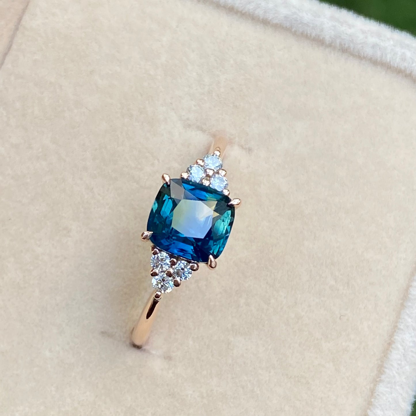 Cora Peacock Sapphire Engagement Ring