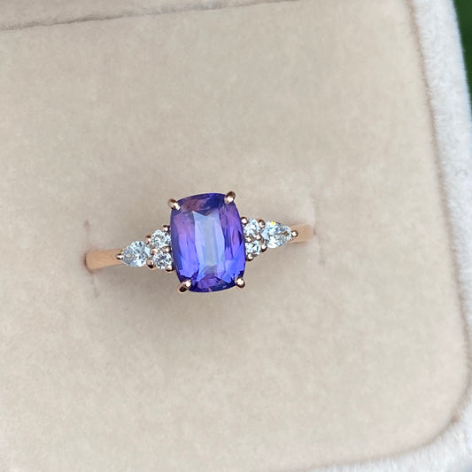 Moria Lavender Sapphire Engagement Ring