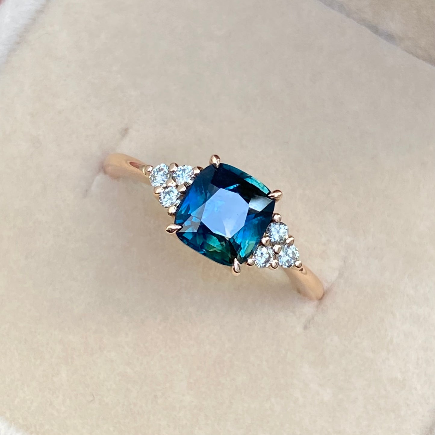 Cora Peacock Sapphire Engagement Ring