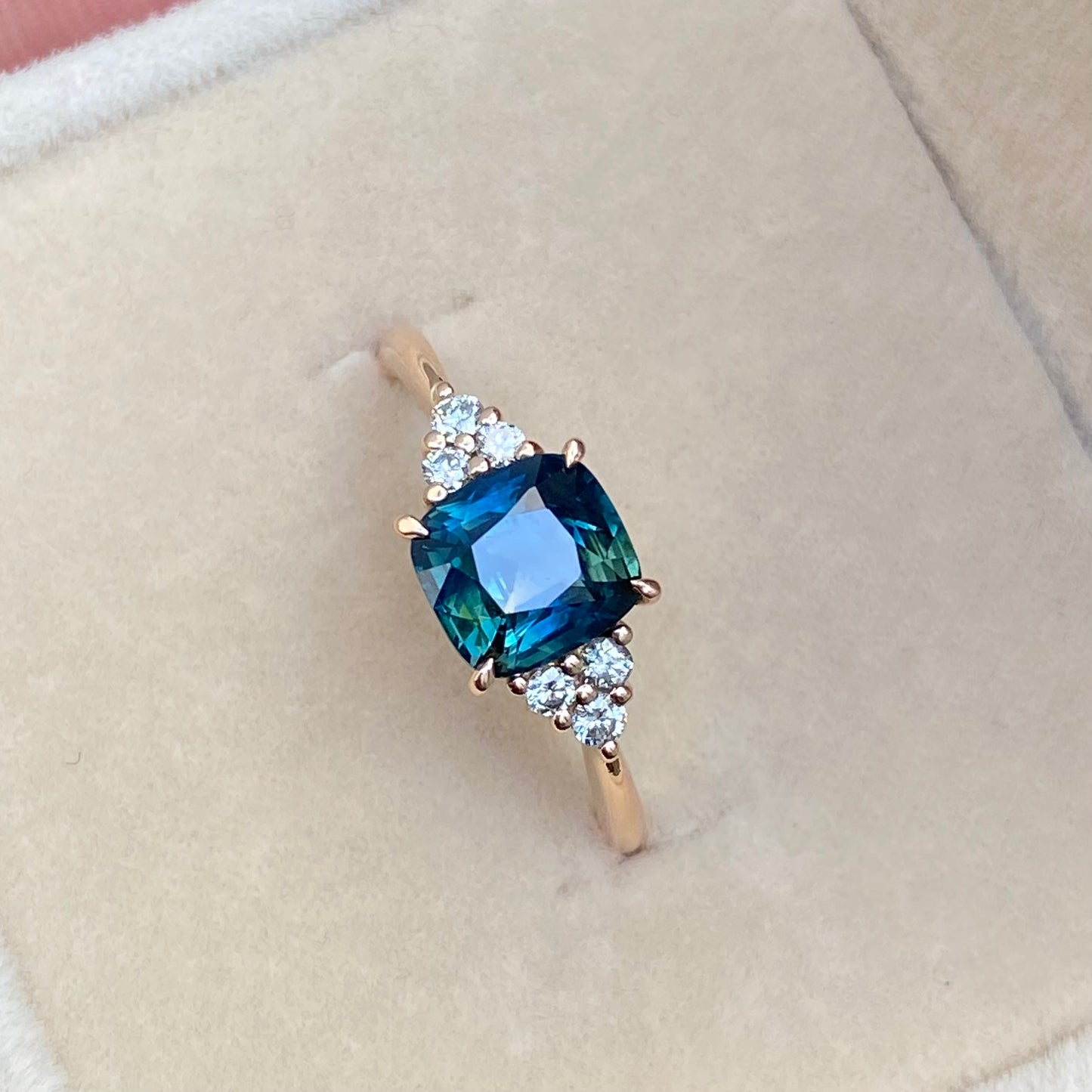 Cora Peacock Sapphire Engagement Ring