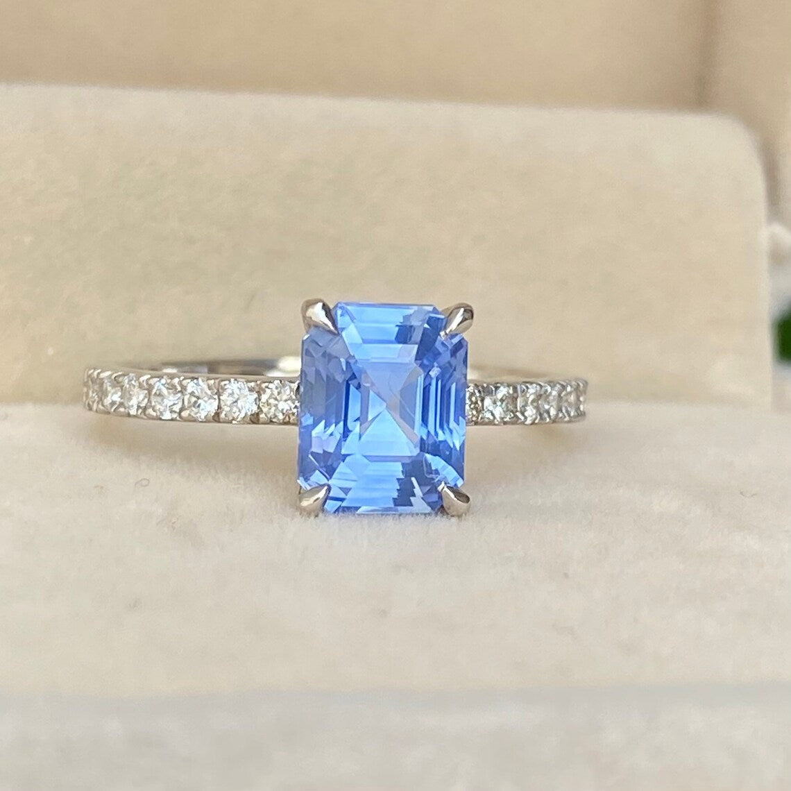 Amazon.com: Custom Made Montana Sapphire 5 Stone Ring, Round Light Blue  Sapphire Ring, Five Stone Unheated Natural Montana Sapphire Ring : Handmade  Products